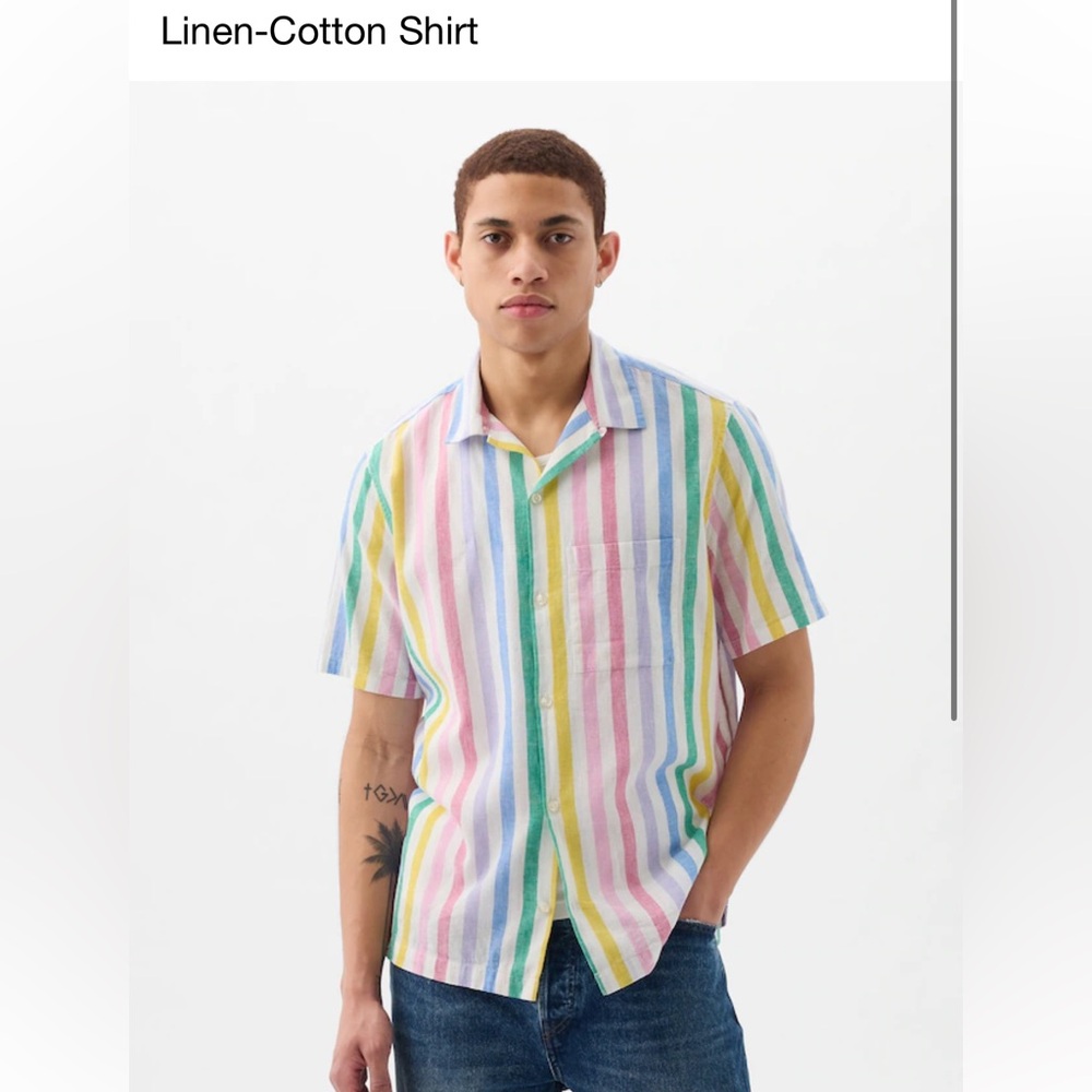 Gap Linen Cotton Shirt XL